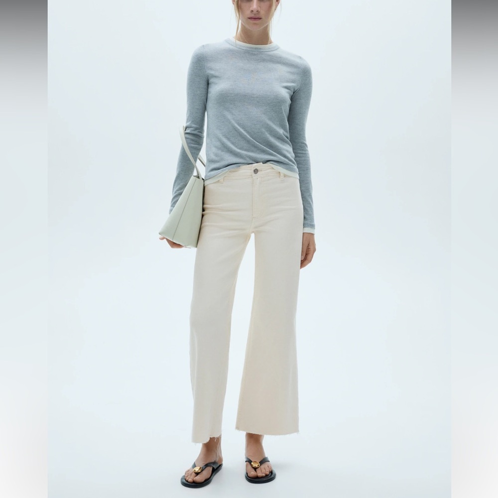 Mango Catherine Culotte High Rise Jeans